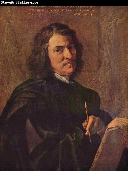 Nicolas Poussin Selbstportrat des Kunstlers